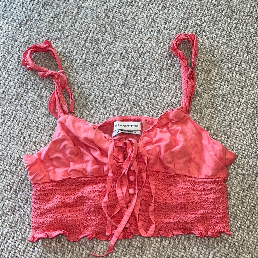 Urban Outfitters Coral Tank Top